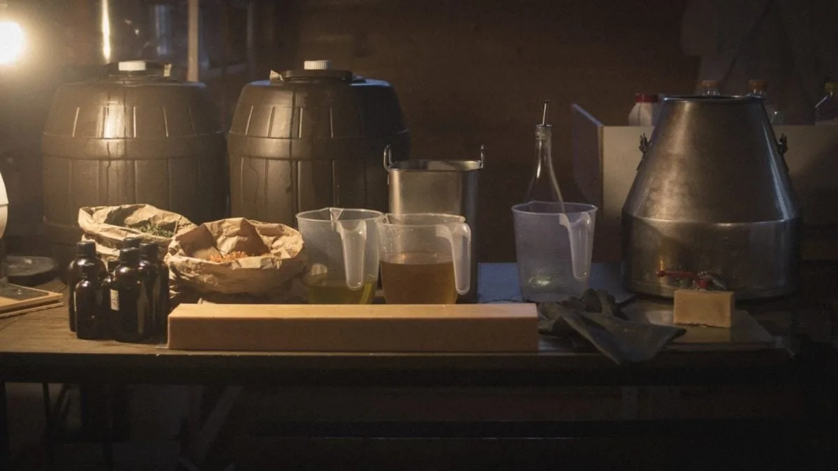 la saponification à froid savon du jura