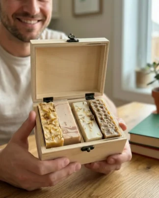 Le Coffret <i>- 4 Savons Saponifiés à Froid</i> 9 lucas avis coffret